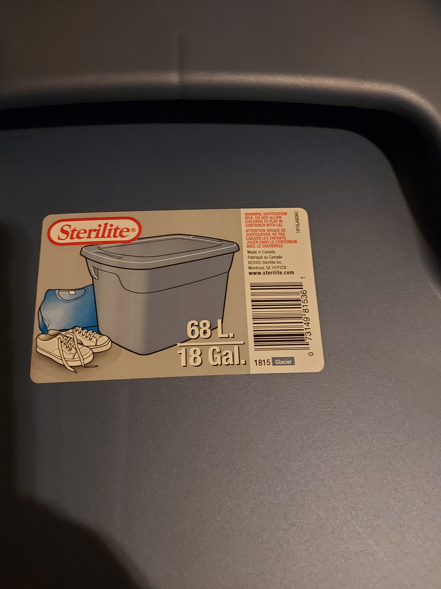 Medium Sterilite container