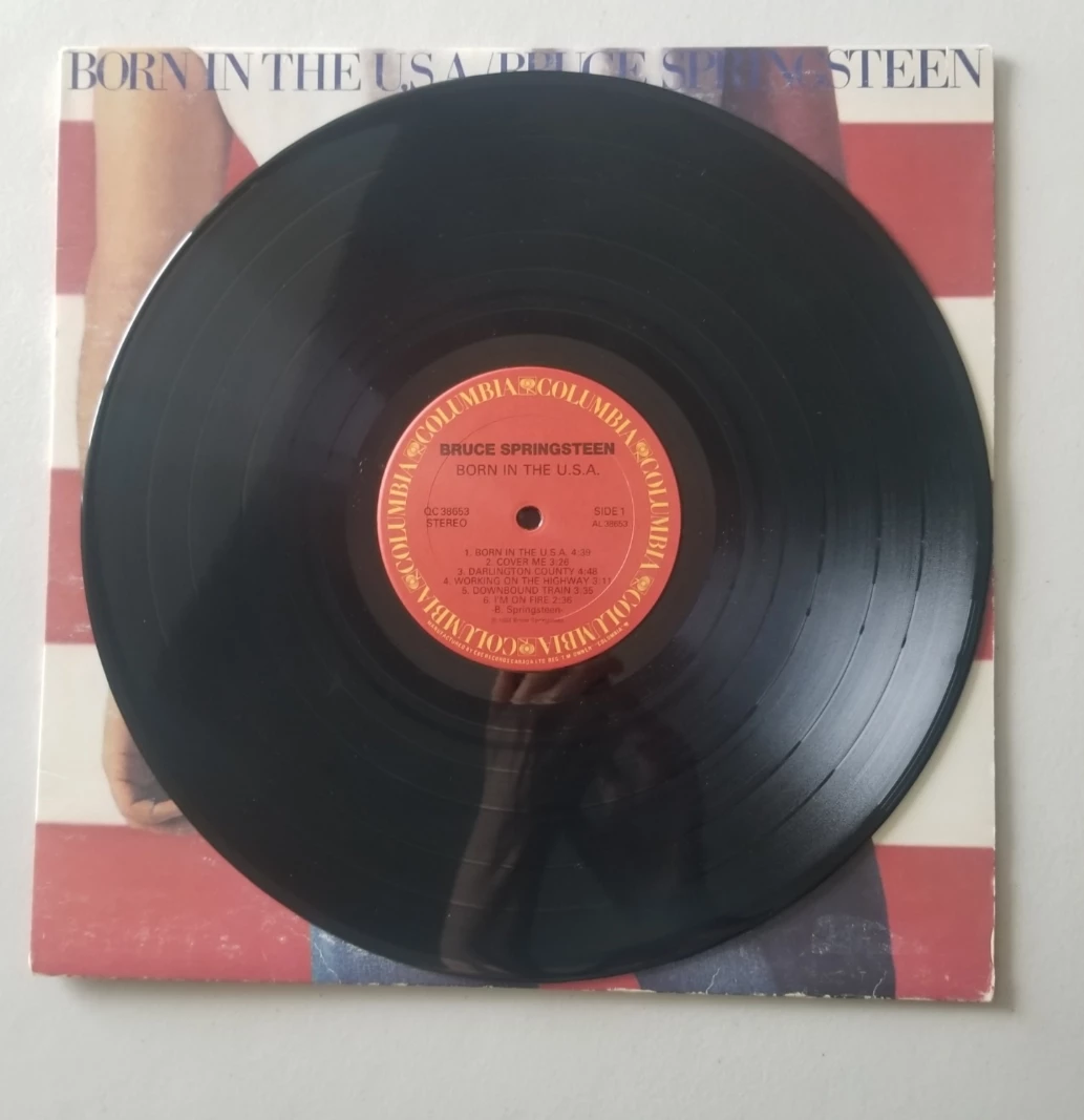 Authentic 1984 Bruce Springsteen Born in the USA 12" Vinyl image indicator(2)