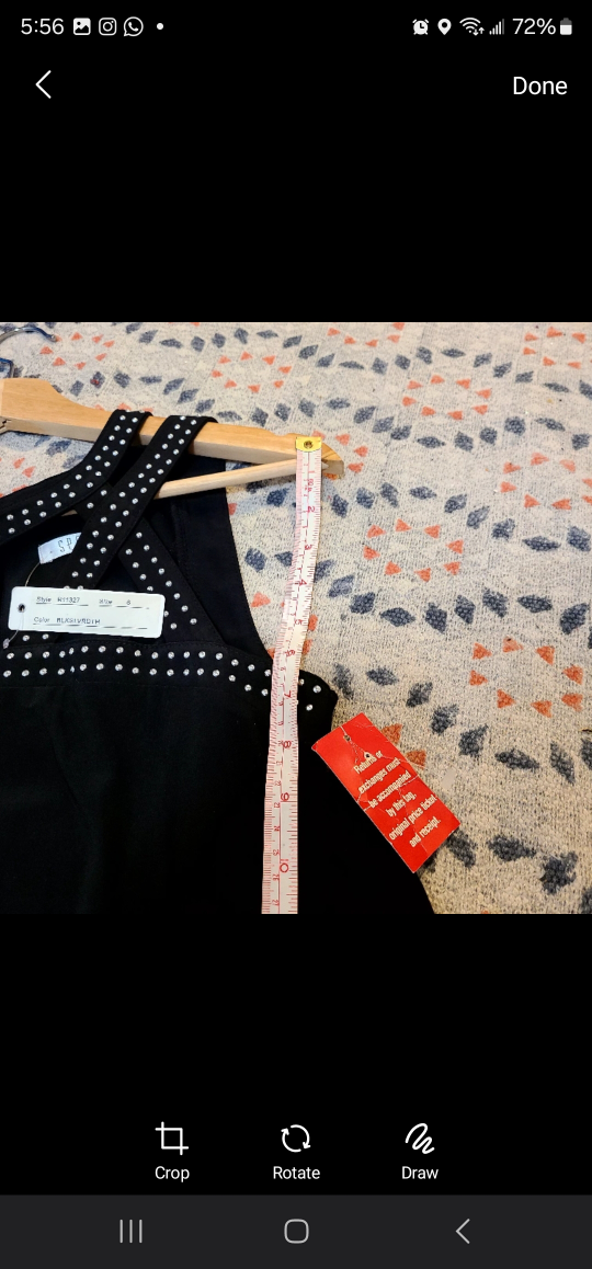 prom's black silver dots dress image indicator(6)