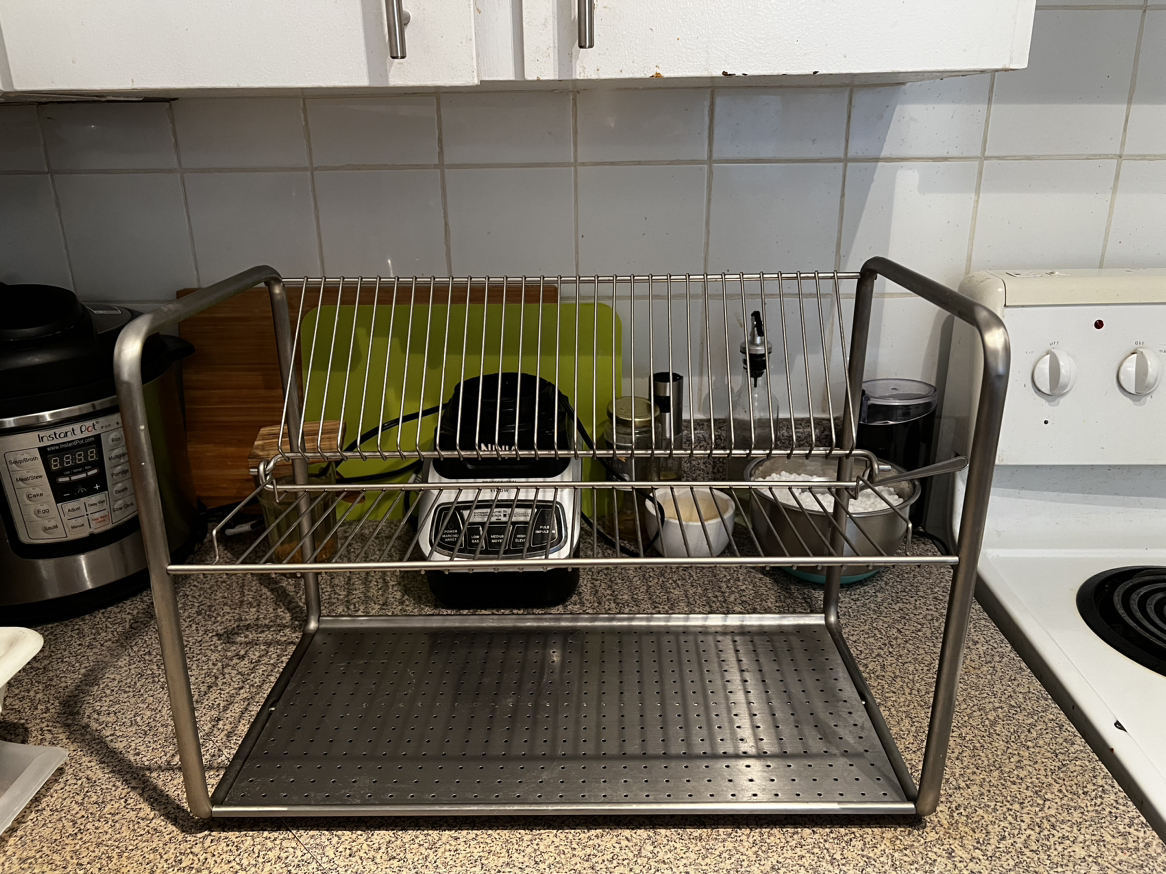 Dish rack for kitchen counter thumbnail