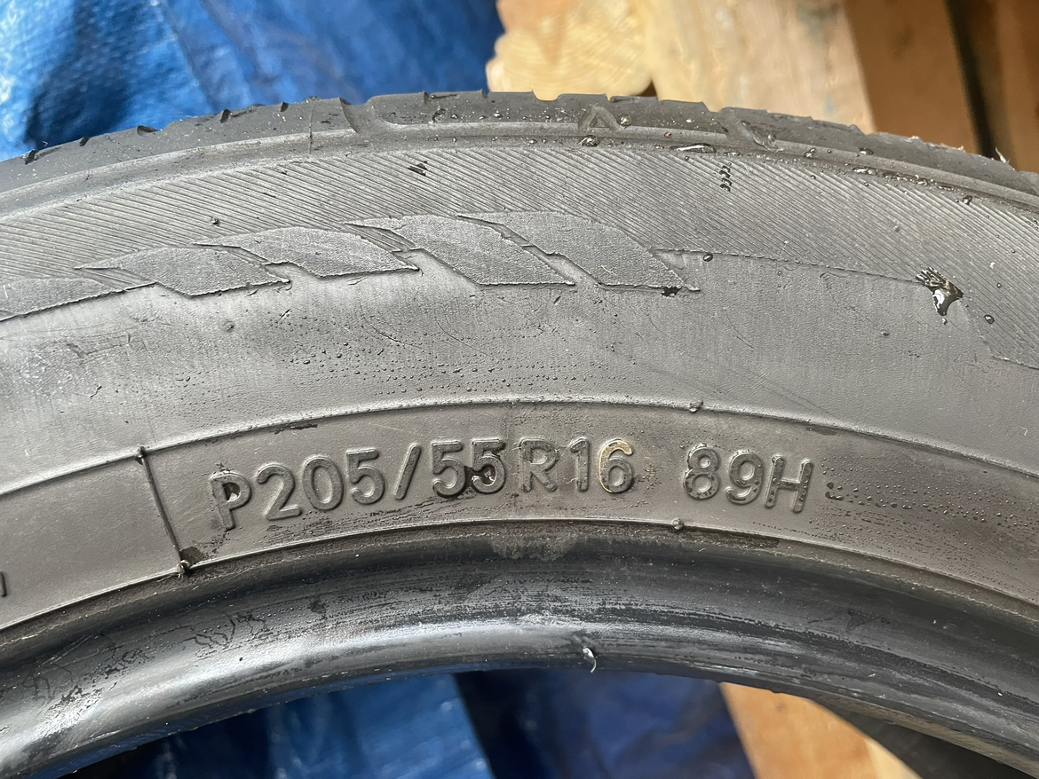 4 tires 205/55R16 - photo 4