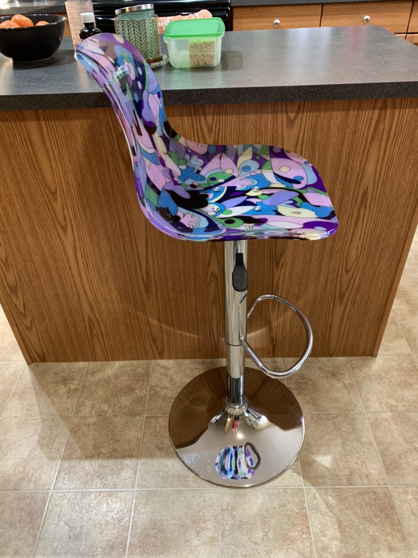 🥕Powell Jolene Abstract Barstool🥕 - photo 5