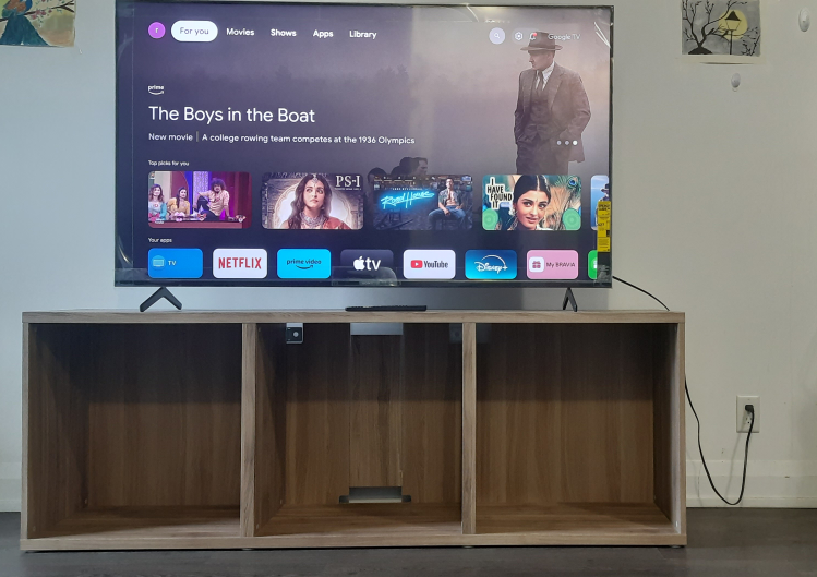 SONY BRAVIA TV with warranty and TV Bench