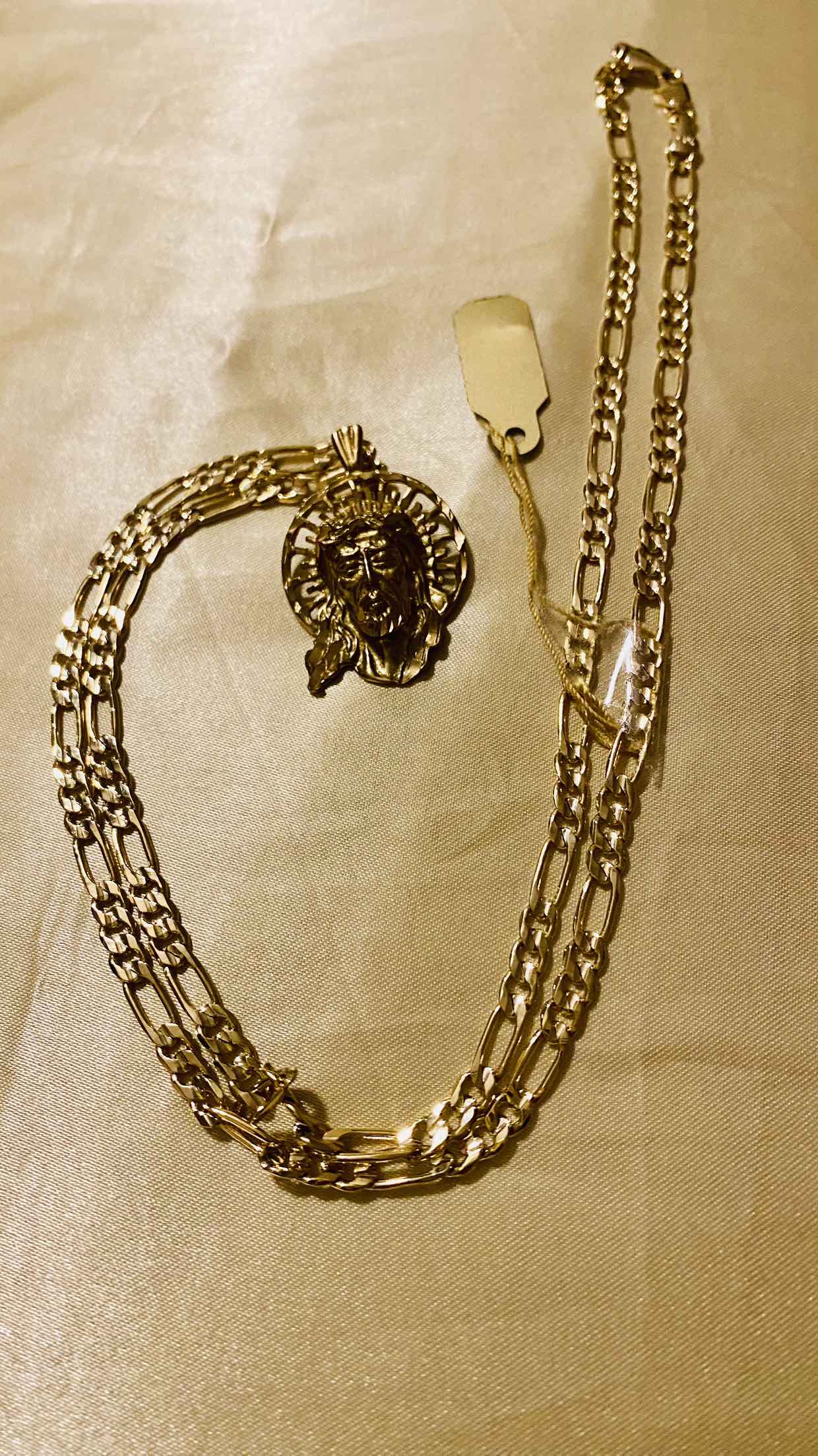 Jesus Necklace 14 K Gold for sale brand new