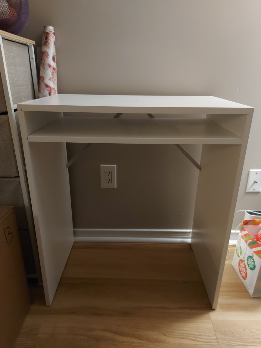 Ikea Small Desk with Open Drawer thumbnail