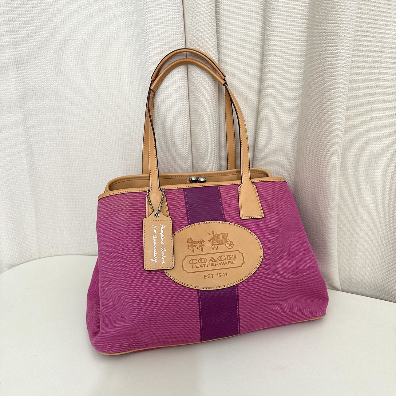 Pink Coach Hamptons Totebag thumbnail
