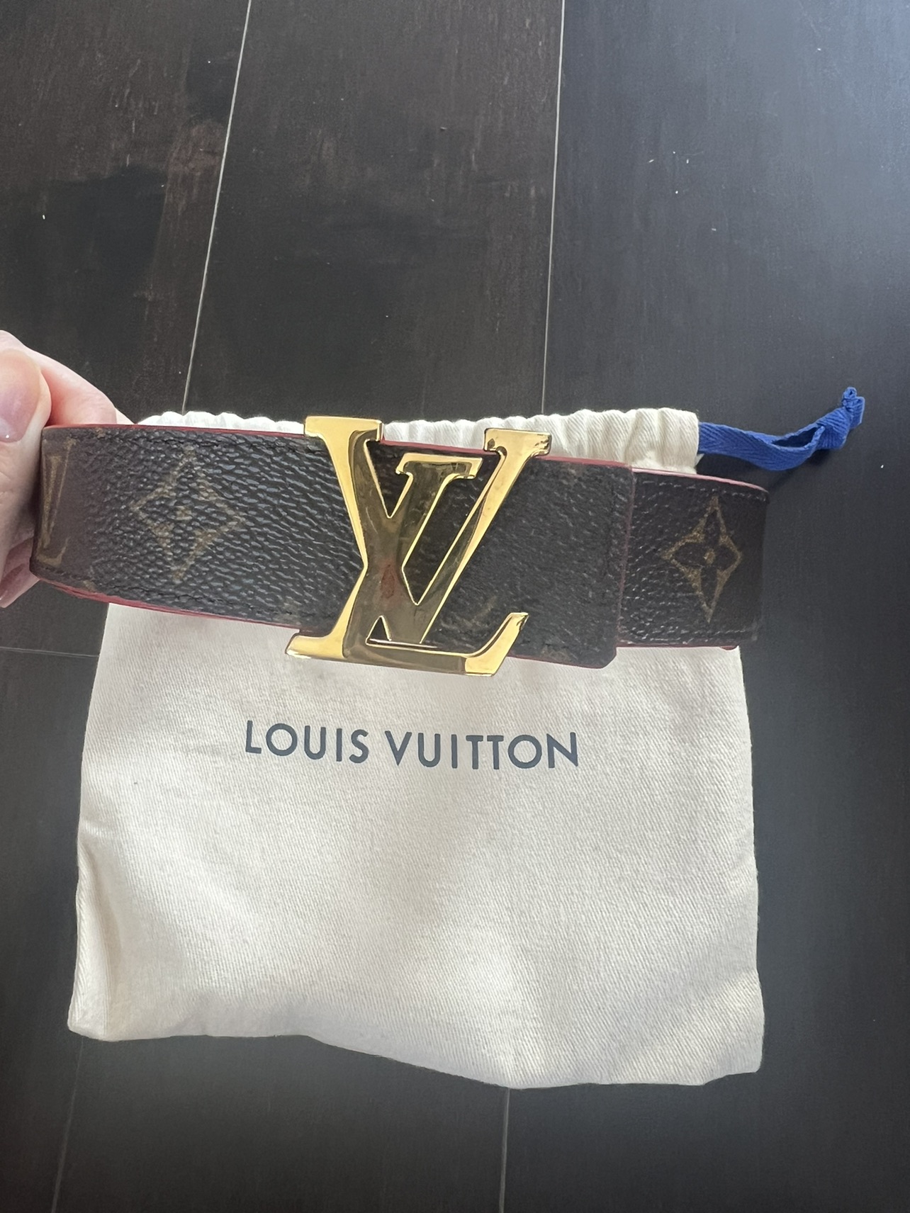 Louis Vuitton Women LV Initiales 30mm Reversible Belt image indicator(2)