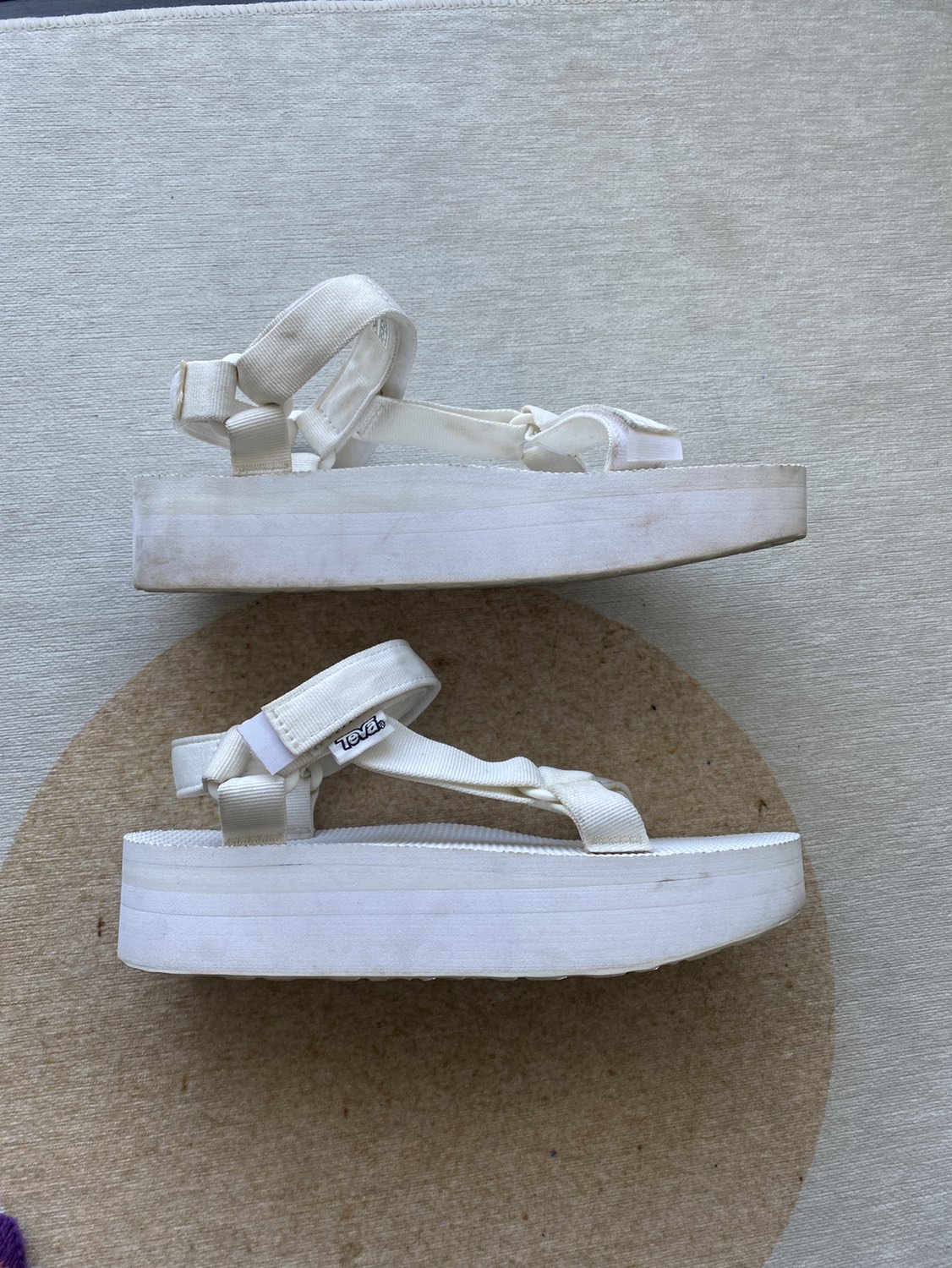 Teva Flatform Universal Sandals (White, Size 9) - photo 3