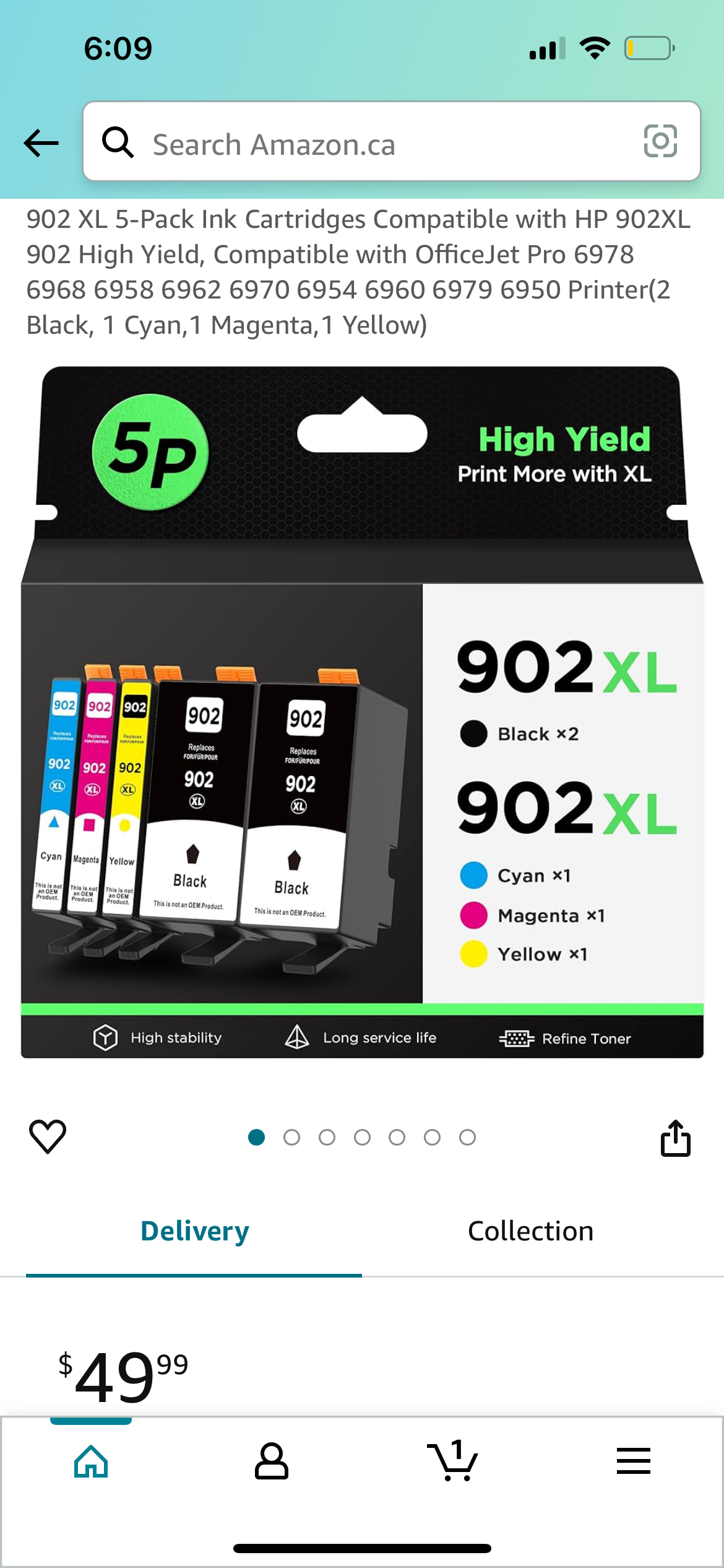 Brand new yocare ink cartridges sealed