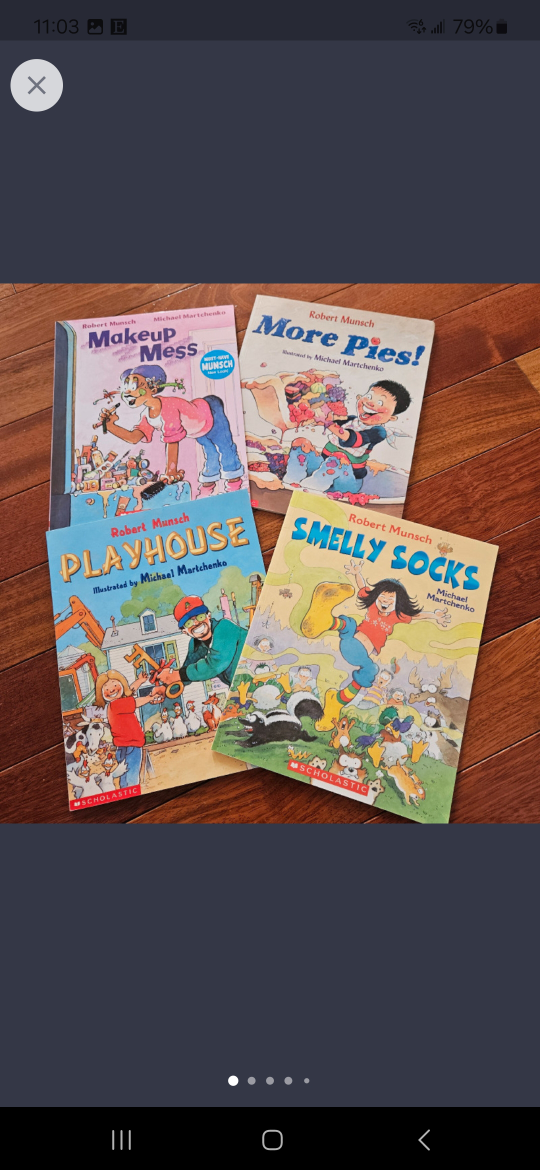 Robert Munsch children's story books 4 books