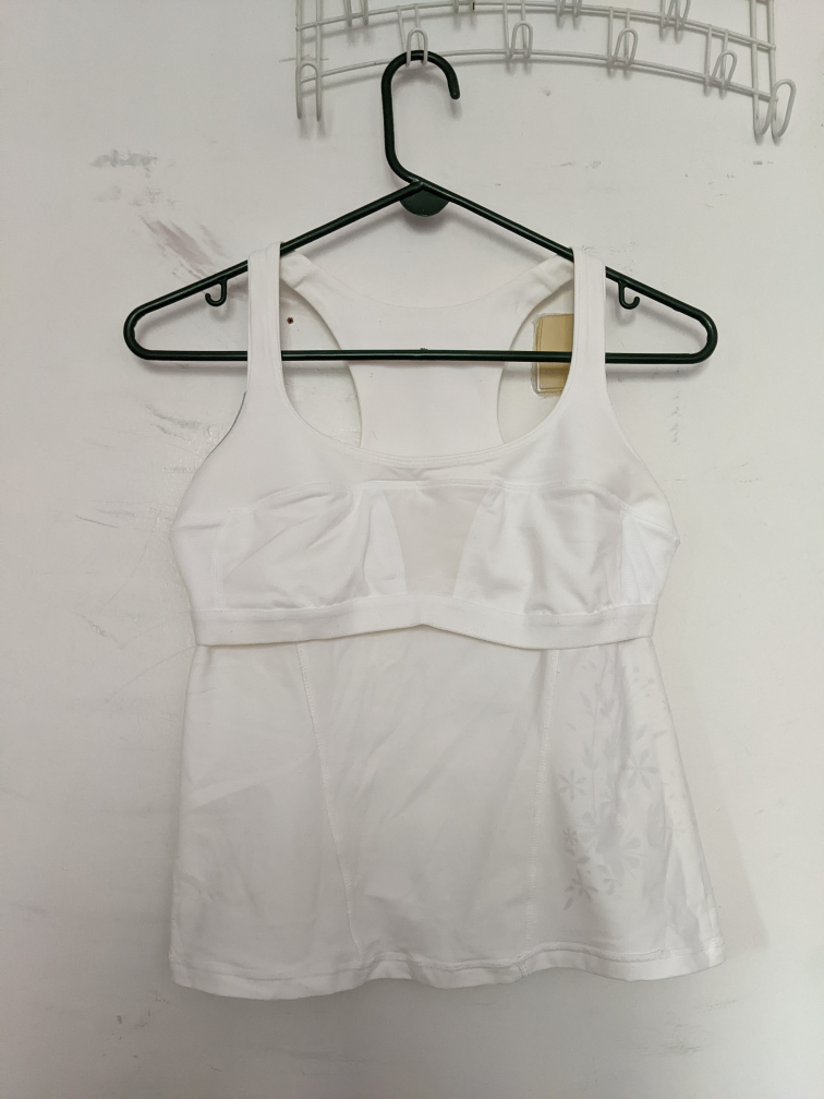 Nike Fit Dry Sleeveless Top With Sports Bra Inside Size M (8-10) image indicator(3)