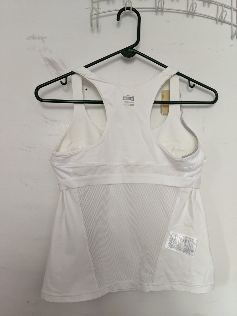 Nike Fit Dry Sleeveless Top With Sports Bra Inside Size M (8-10) image indicator(4)