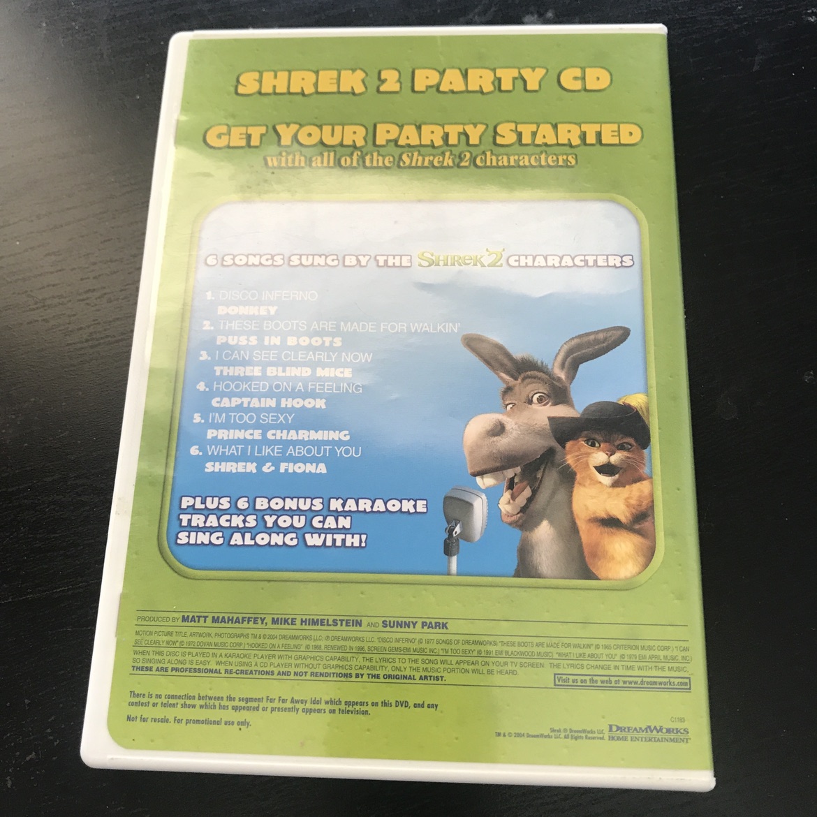 Shrek 2 Party CD image indicator(2)