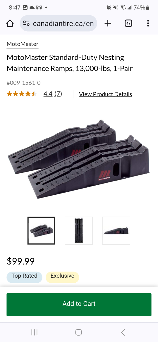 MotoMaster Car Ramps