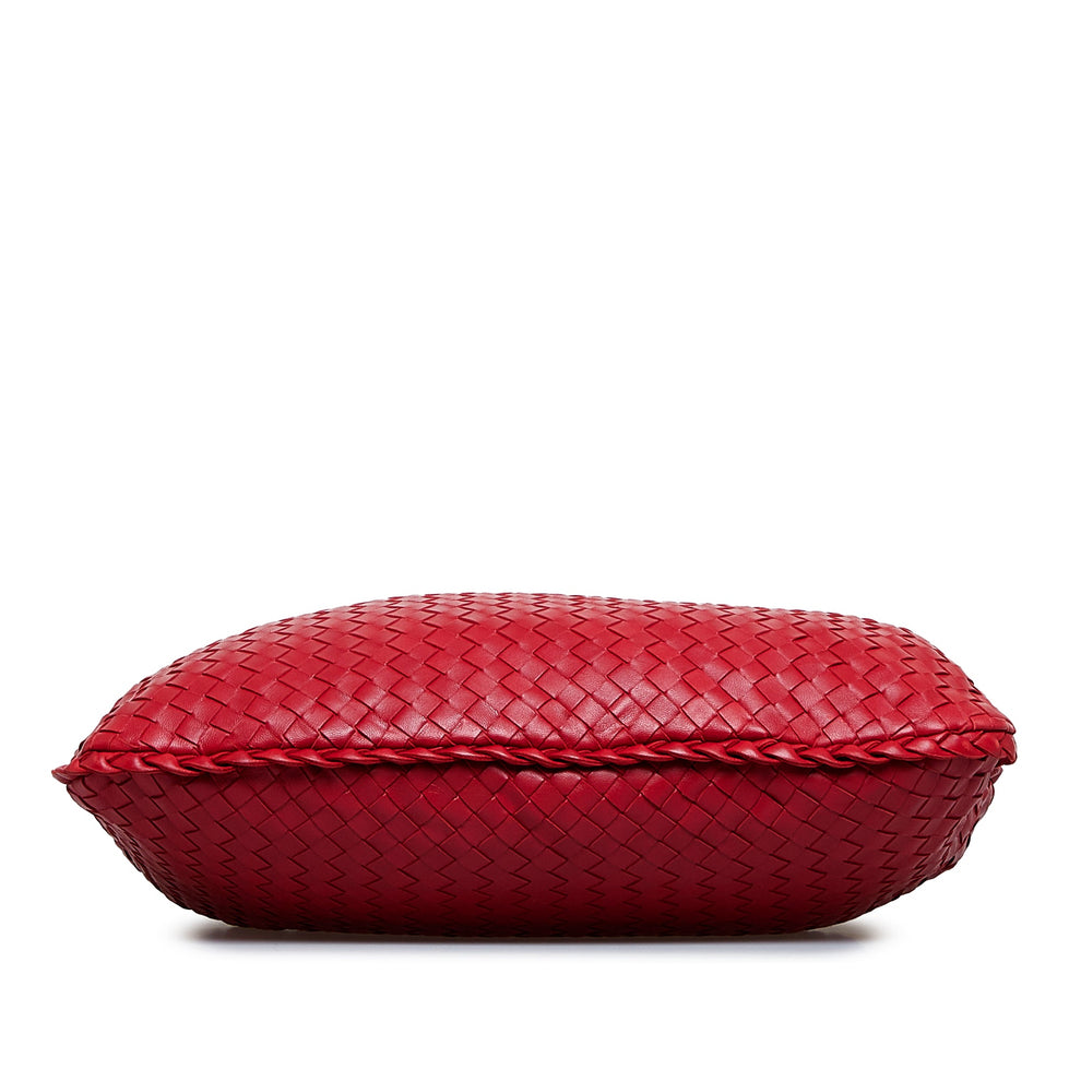 Gorgeous Bottega Veneta Intrecciato Hobo Bag Red image indicator(3)