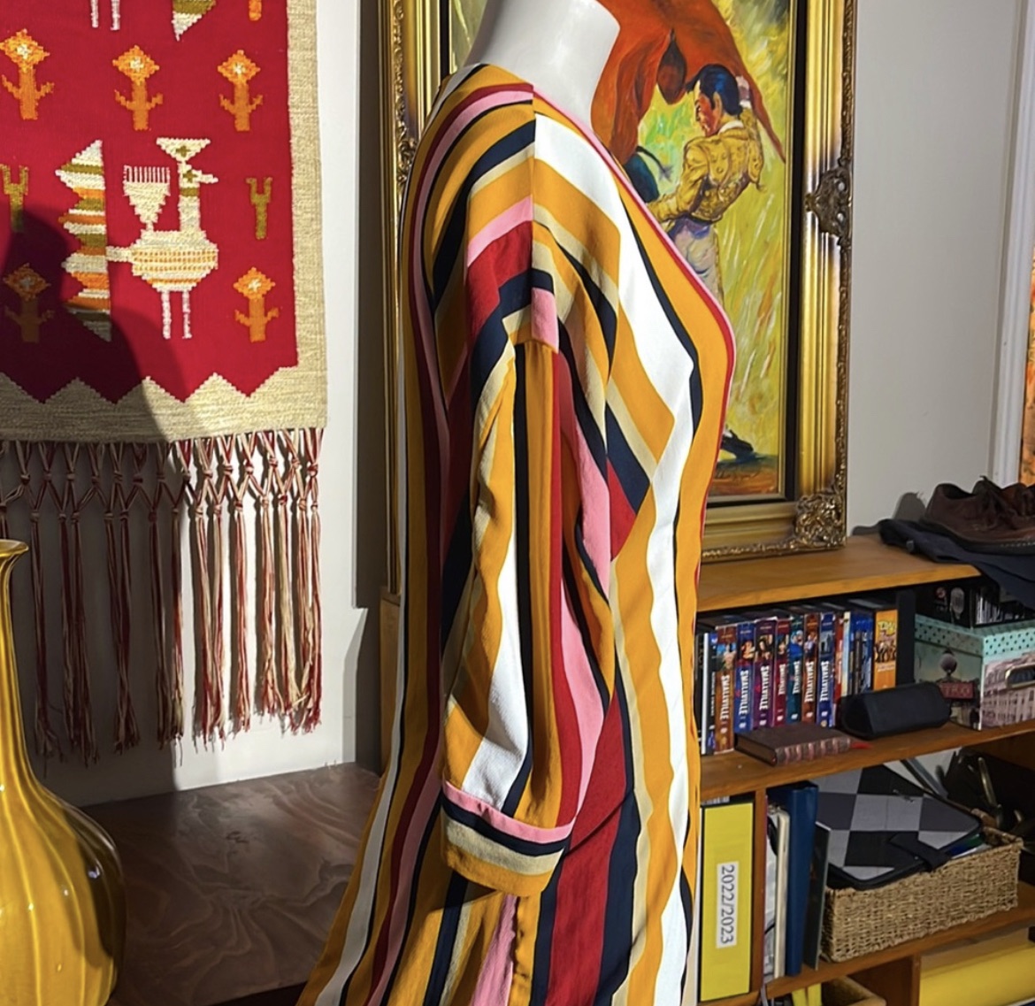 Zara woman shift dress sz S/M image indicator(5)