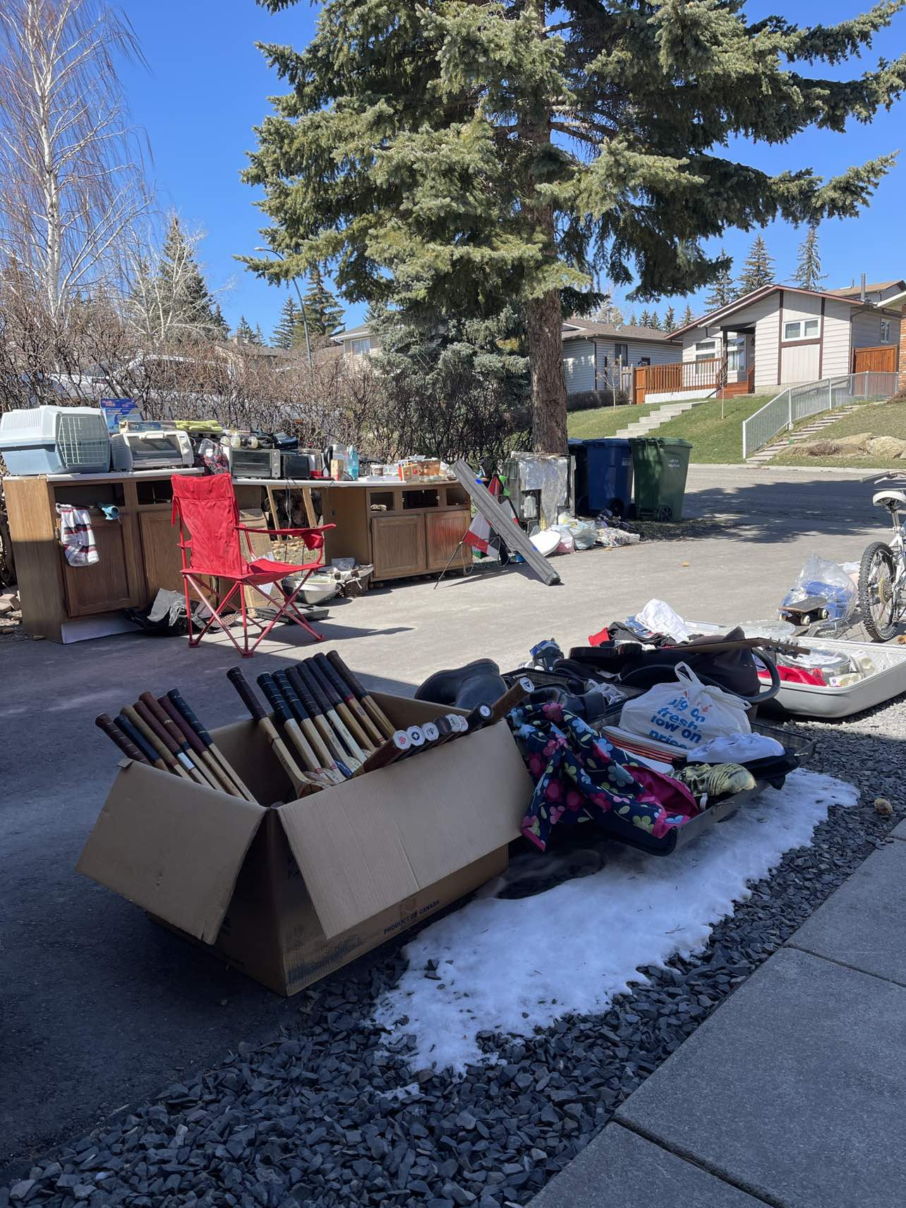 Garage sale on Sunday (9-5)
