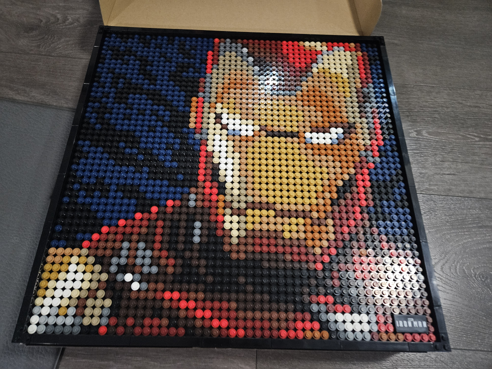 Lego Iron Man portrait thumbnail