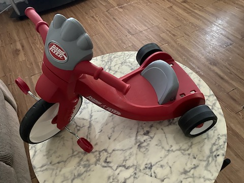 Red Radio Flyer Big Wheel Trike Adj. Seat w/ lights & sound - photo 5