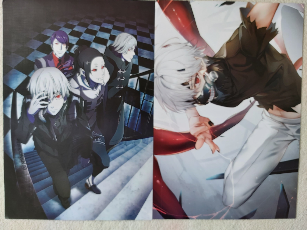 Tokyo ghoul anime posters