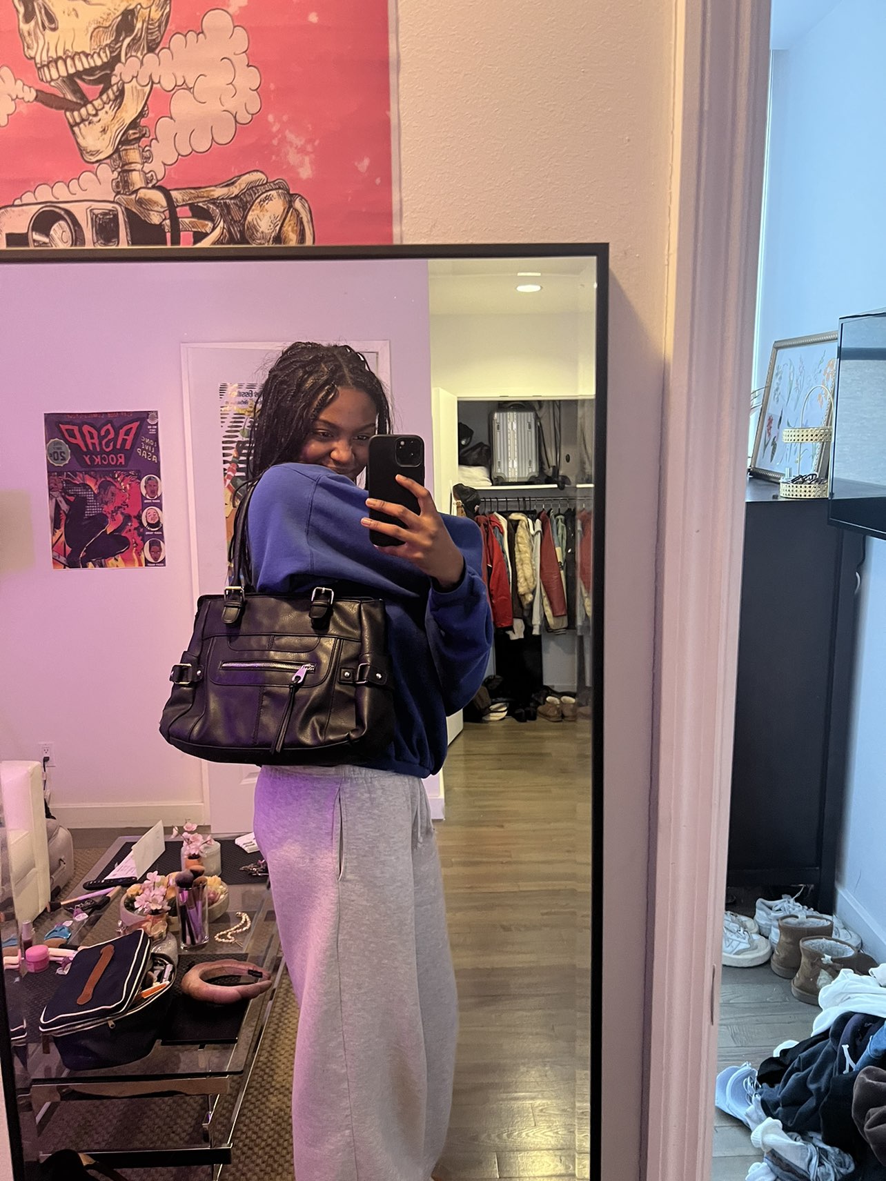 Vintage black purse - photo 2