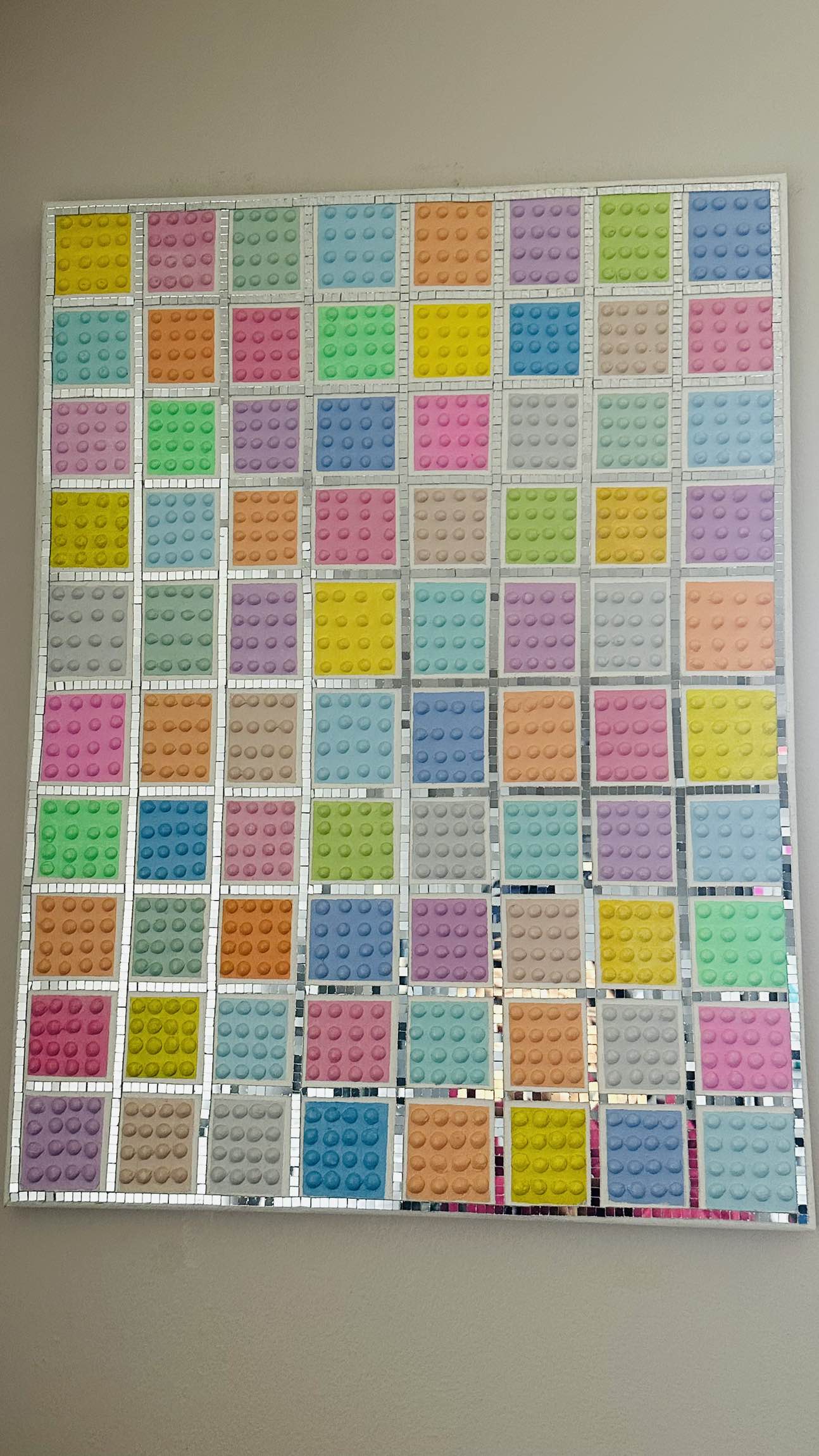 Pastel dots art thumbnail