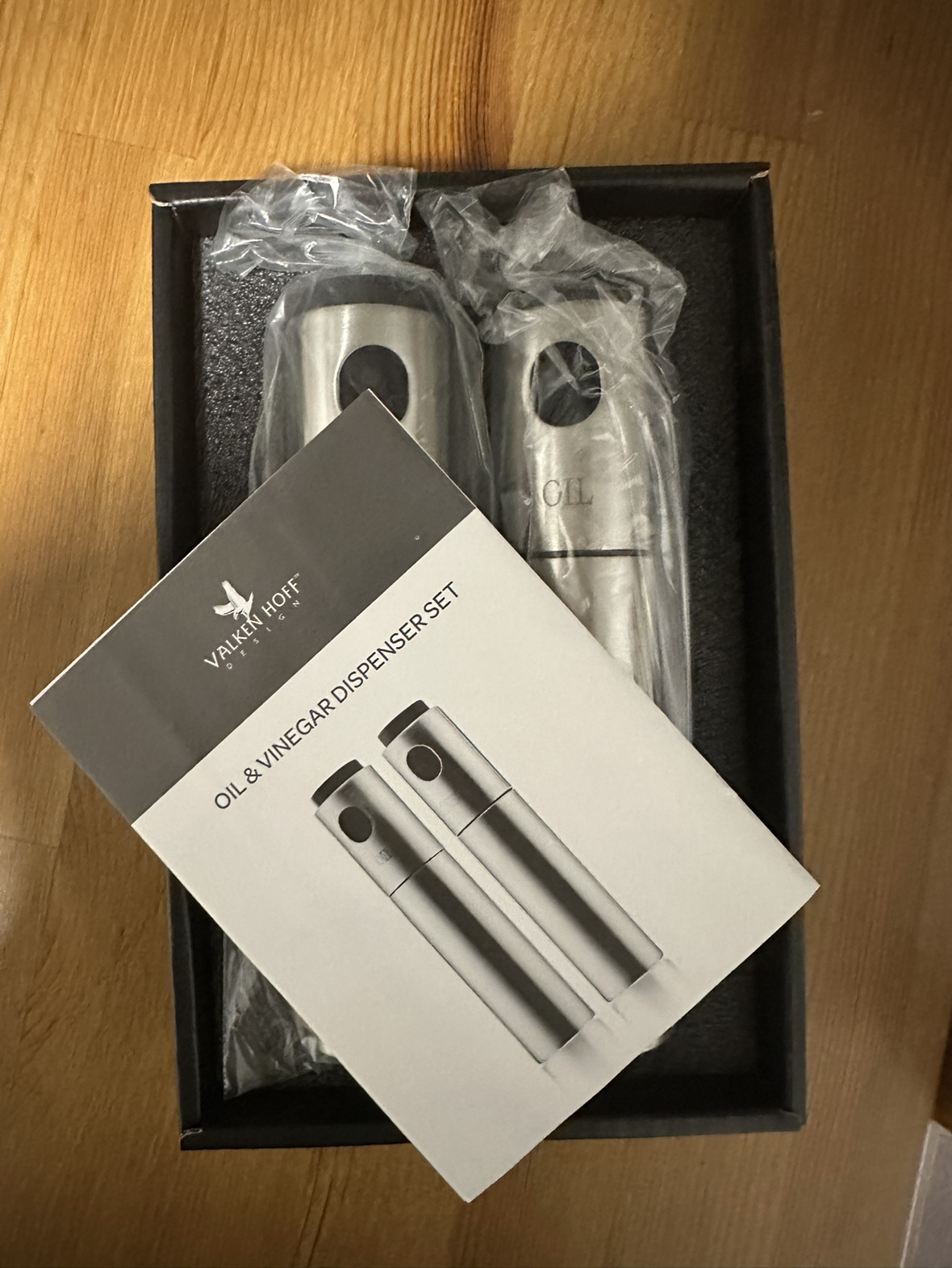 Oil and vinegar dispenser set