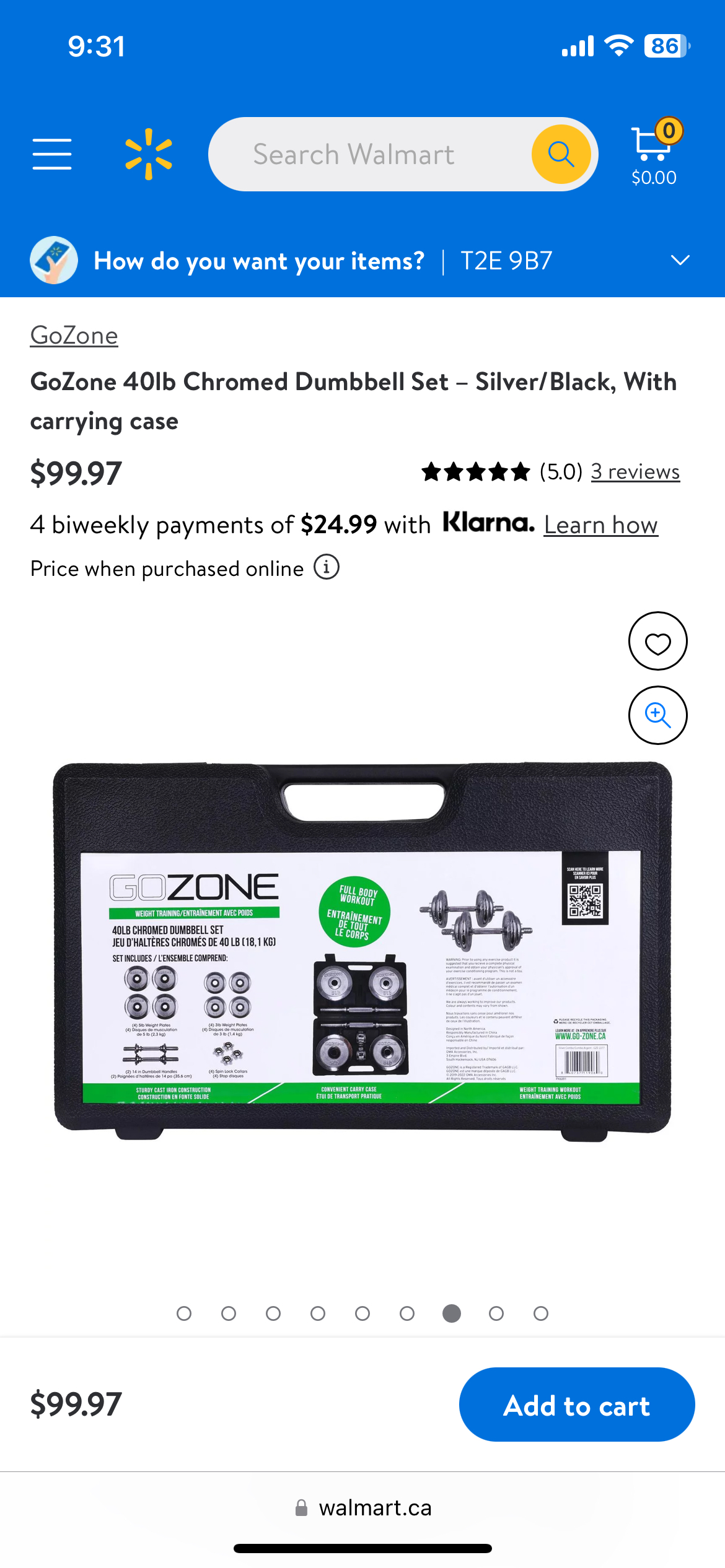 Go Zone weight lifting set image indicator(3)