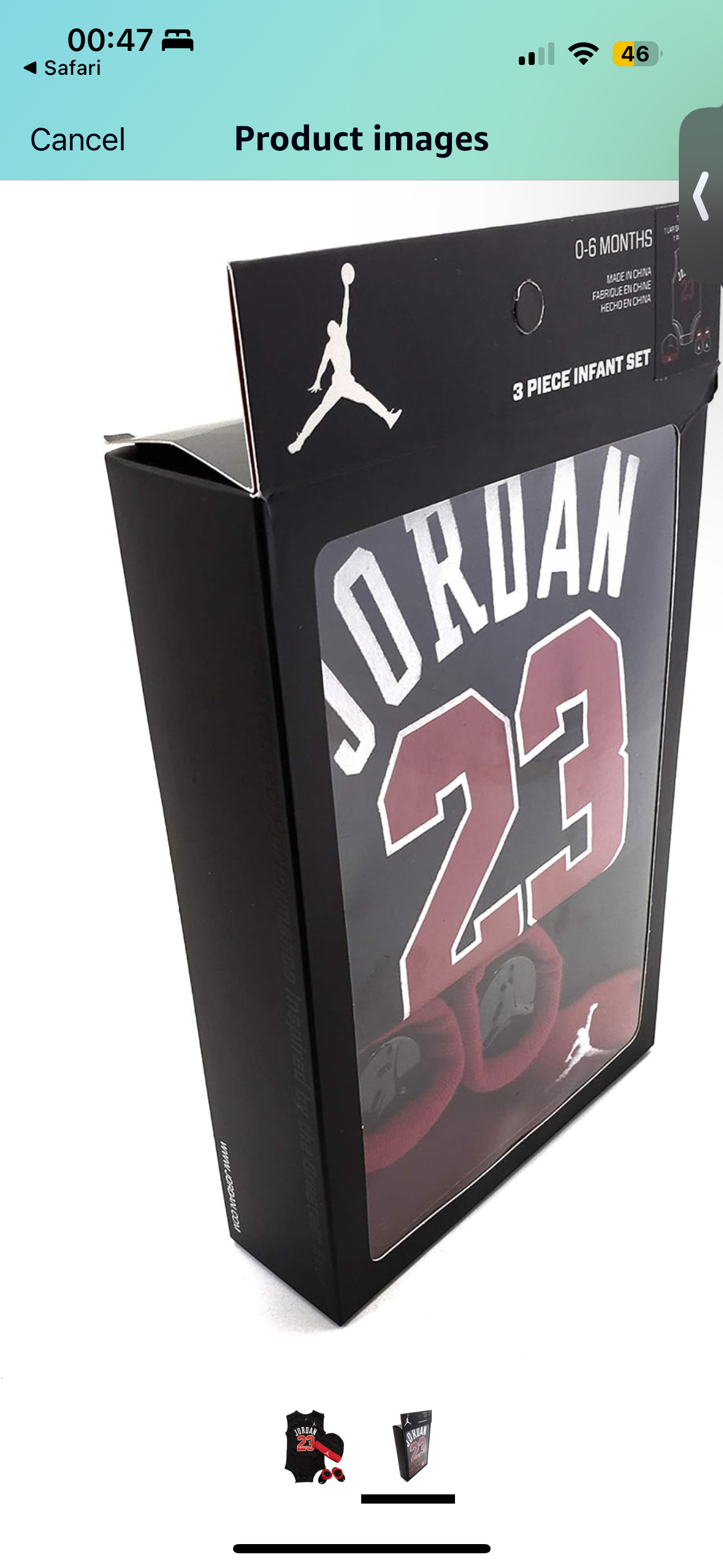 Jordan 3 piece infant gift set - photo 2
