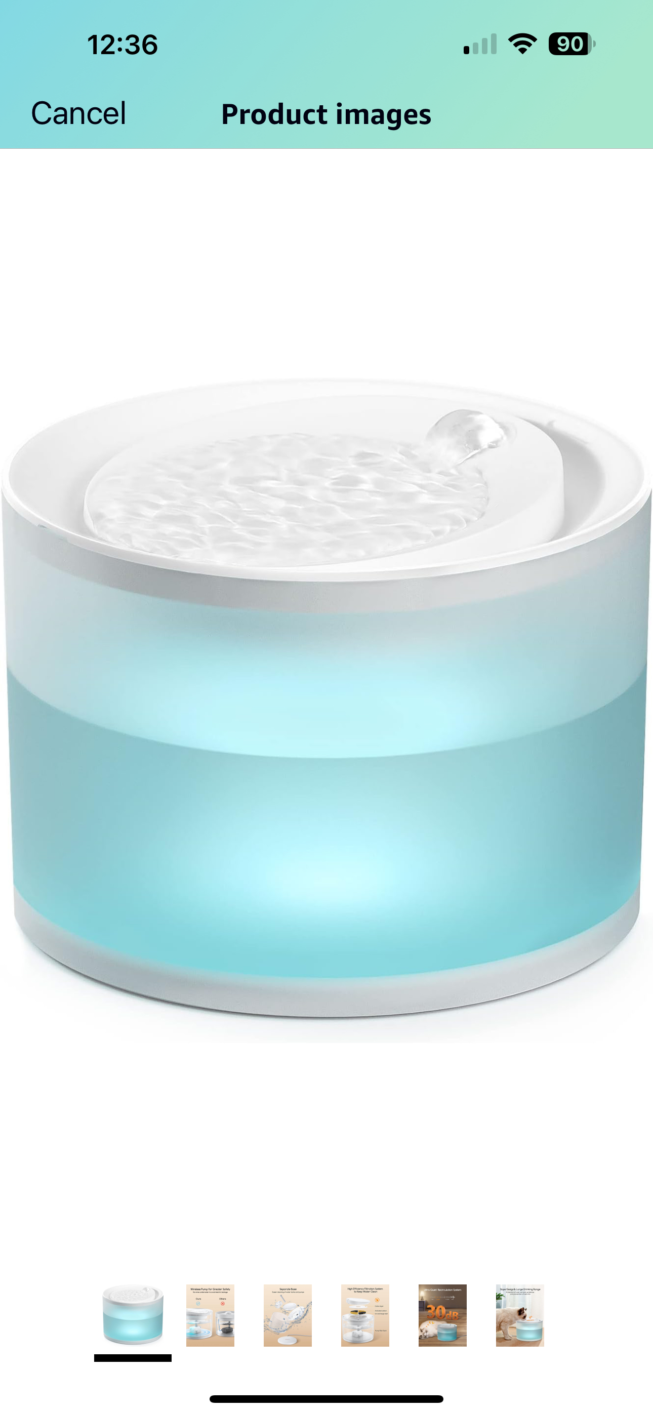 Pet water fountain thumbnail