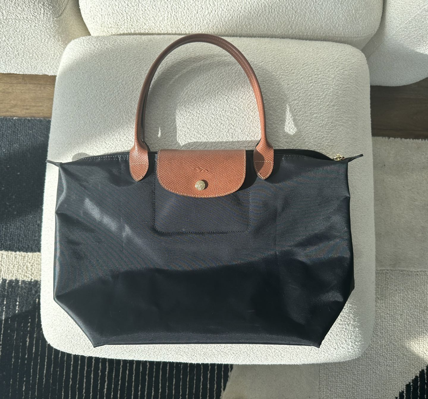 Longchamp Le Pliage black - Size L