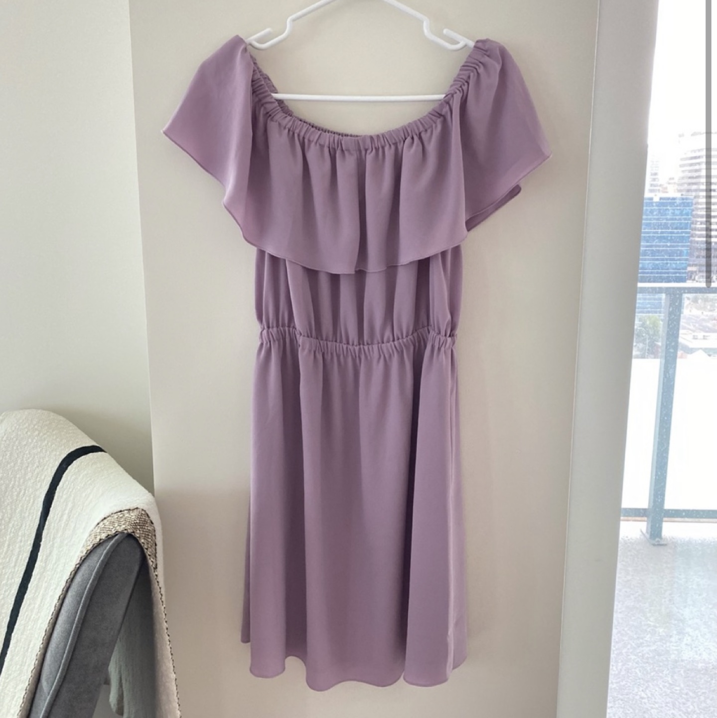 Aritzia Wilfred Hosta dress in lilac image indicator(2)
