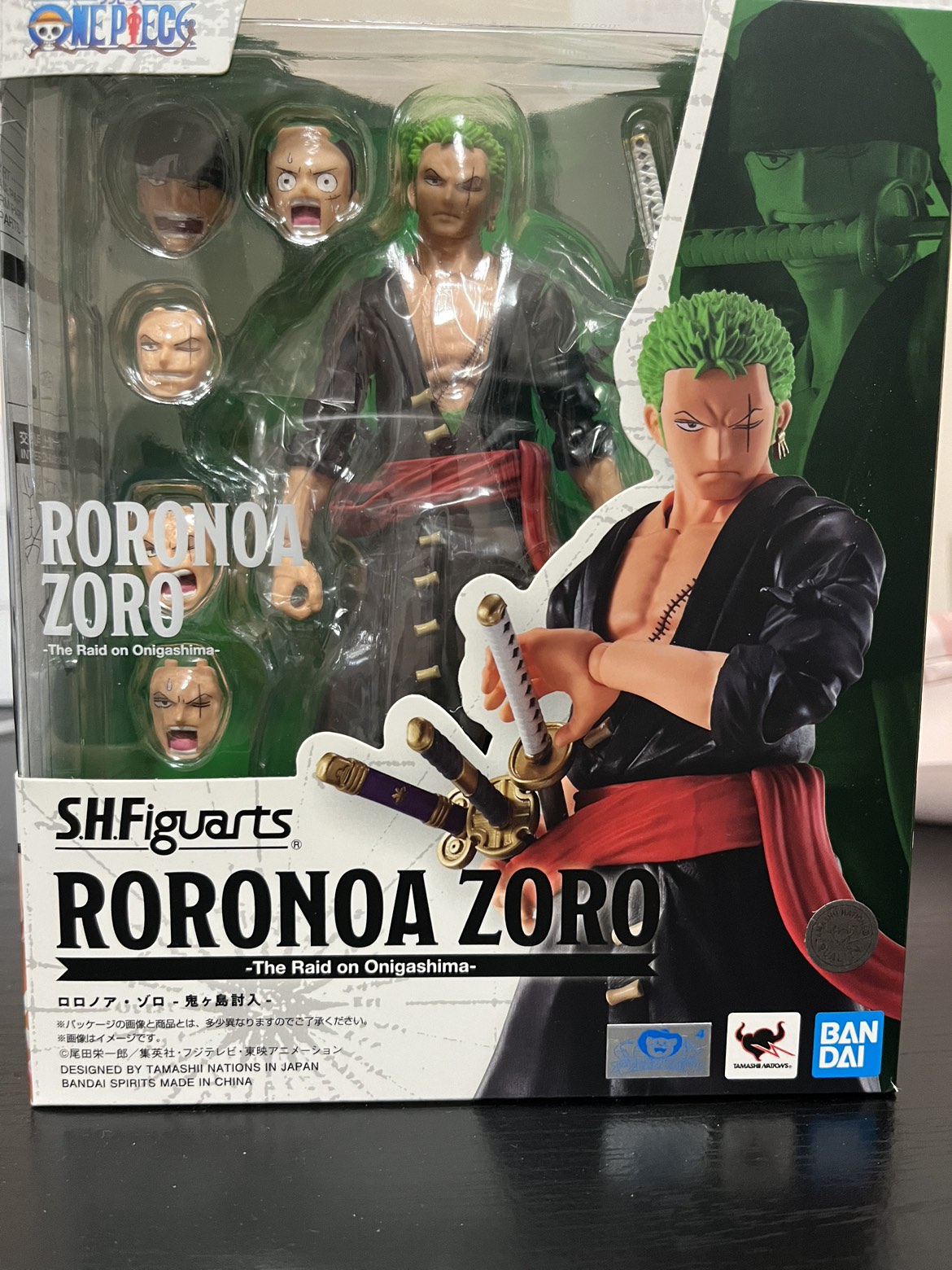 S.H.Figuarts One Piece Roronoa Zoro Action Figure.