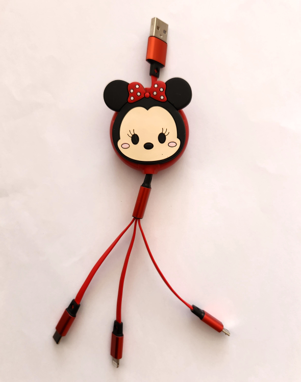 One to three charging cable