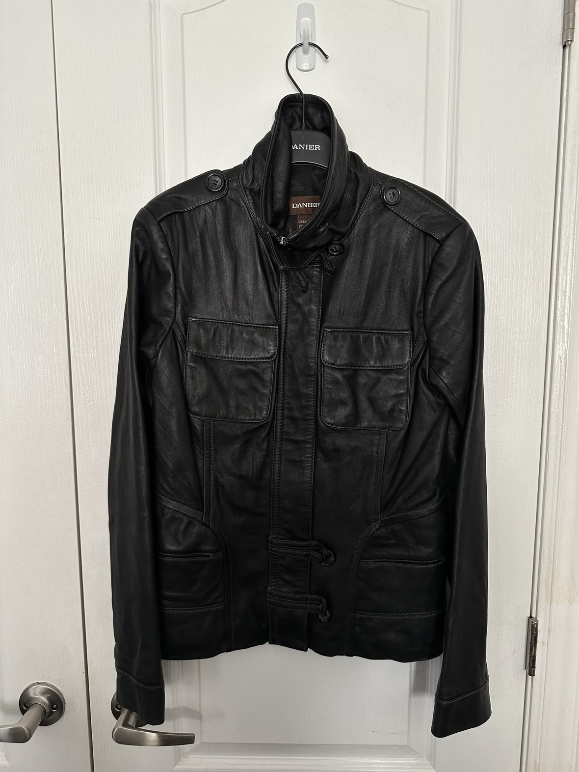 Danier leather jacket • black image indicator(2)