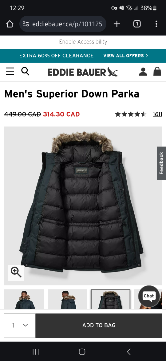 Eddie Bauer parka