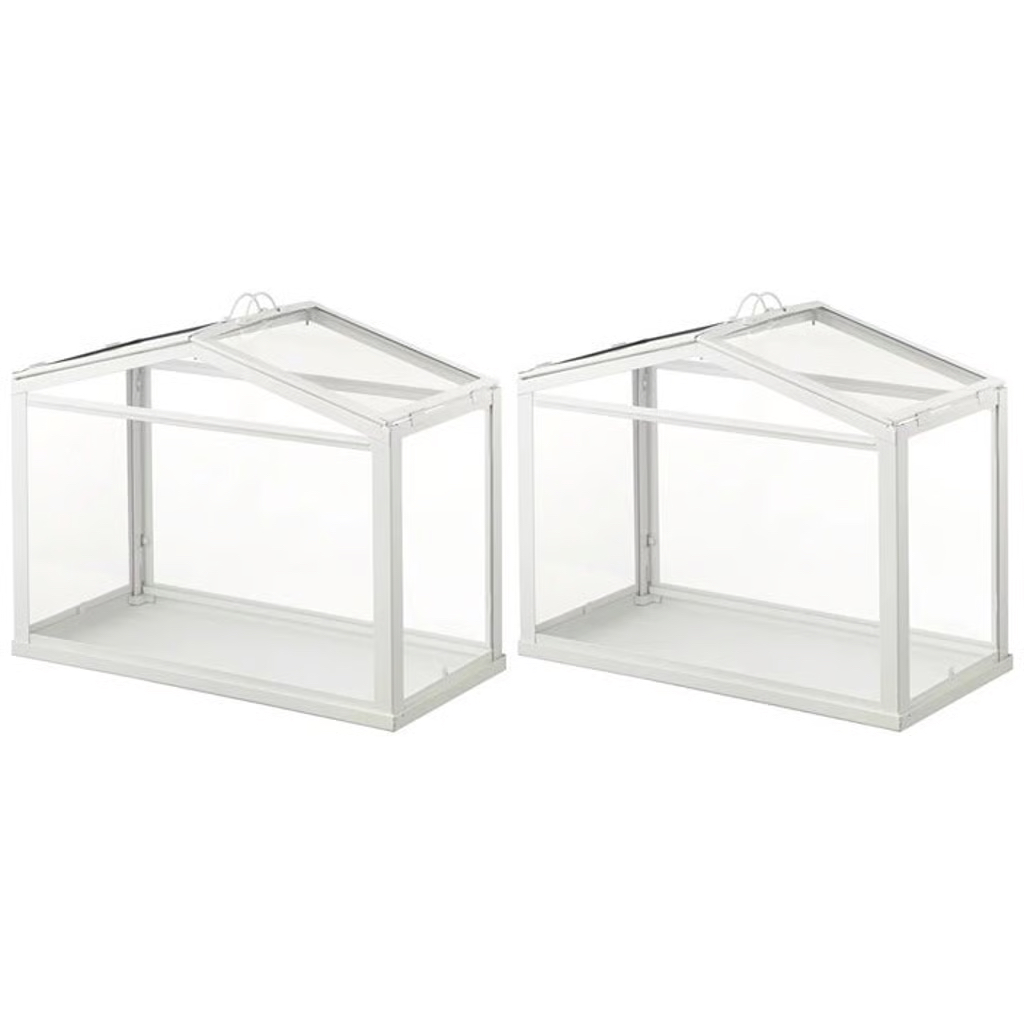 Set of 2 IKEA Socker Mini Greenhouses