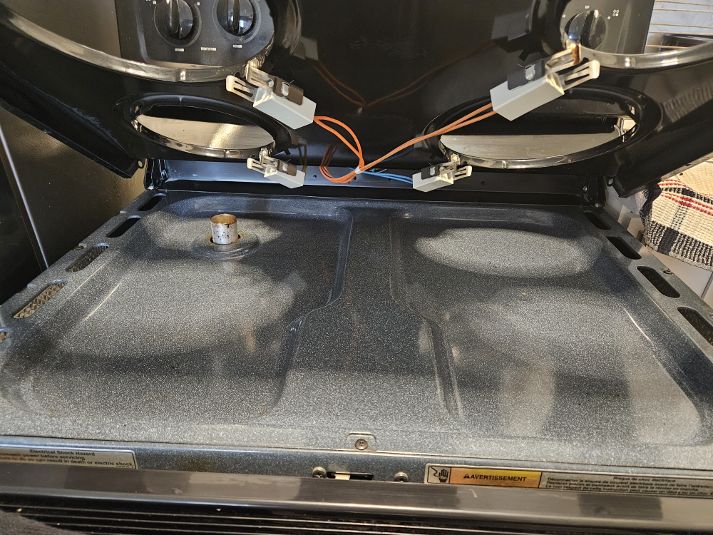 Stove and range top microwave - photo 5