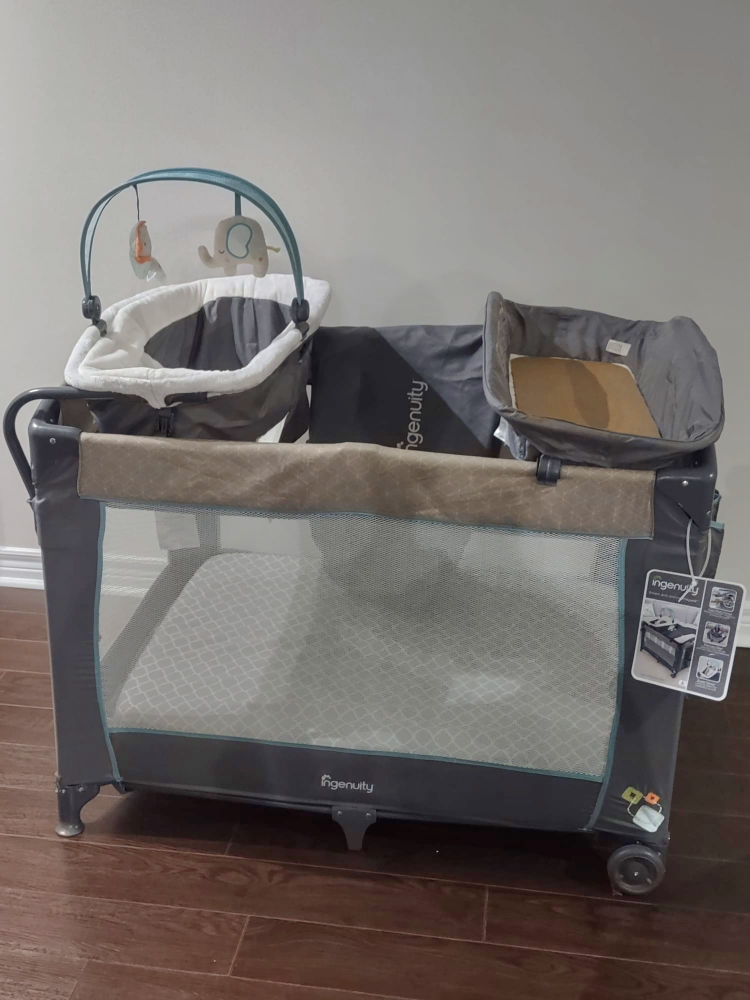 Ingenuity Playard (Playpen) & Millard Memory Foam Crib Mattress - photo 4