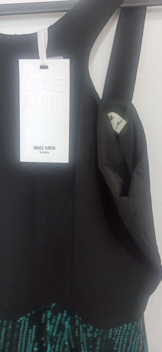 GRACE KARIN Women Sequin Sparkle Dress. image indicator(6)