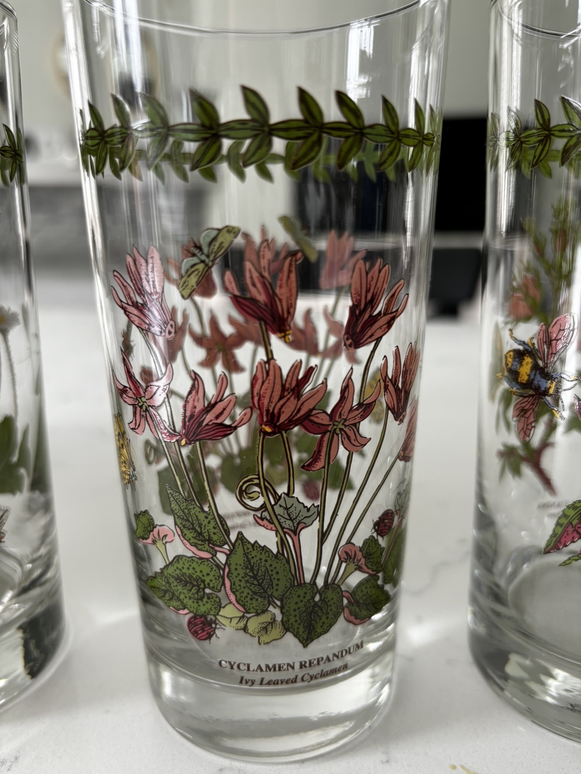 BRAND NEW - 4 Portmeirion glasses (15oz) image indicator(5)