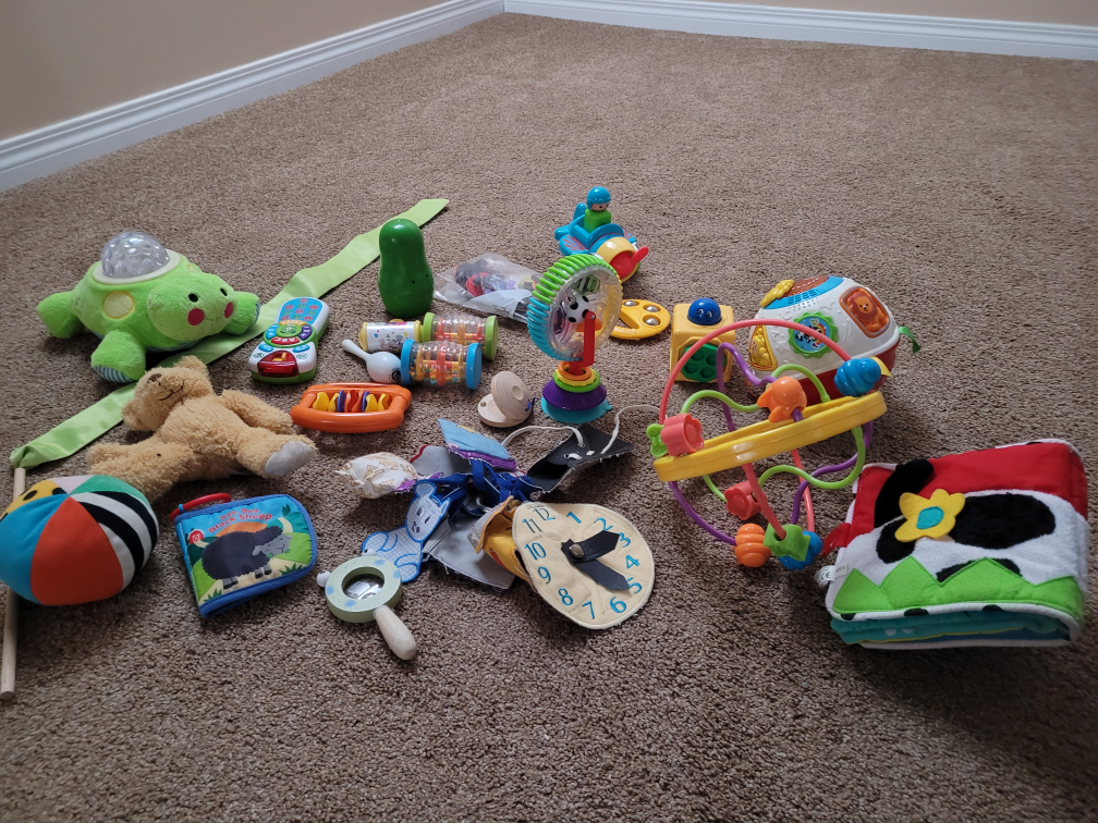 Assorted Baby and Young Toddler Toys