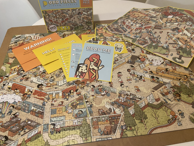 Odd pieces mystery puzzle - photo 3