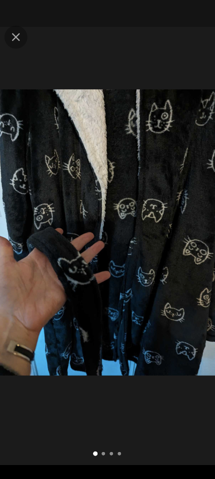 New super soft cat themed house coat - photo 3