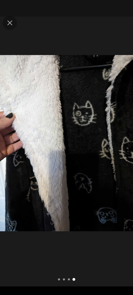 New super soft cat themed house coat - photo 4