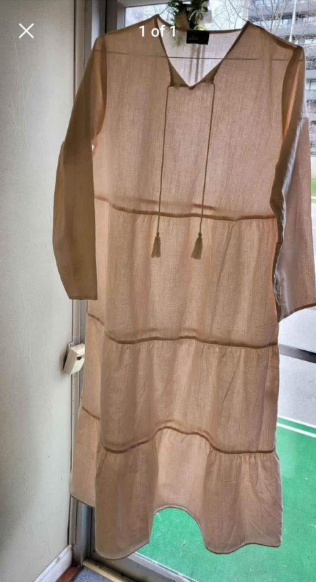 *Brand New* Linen Summer Maxi Dress thumbnail