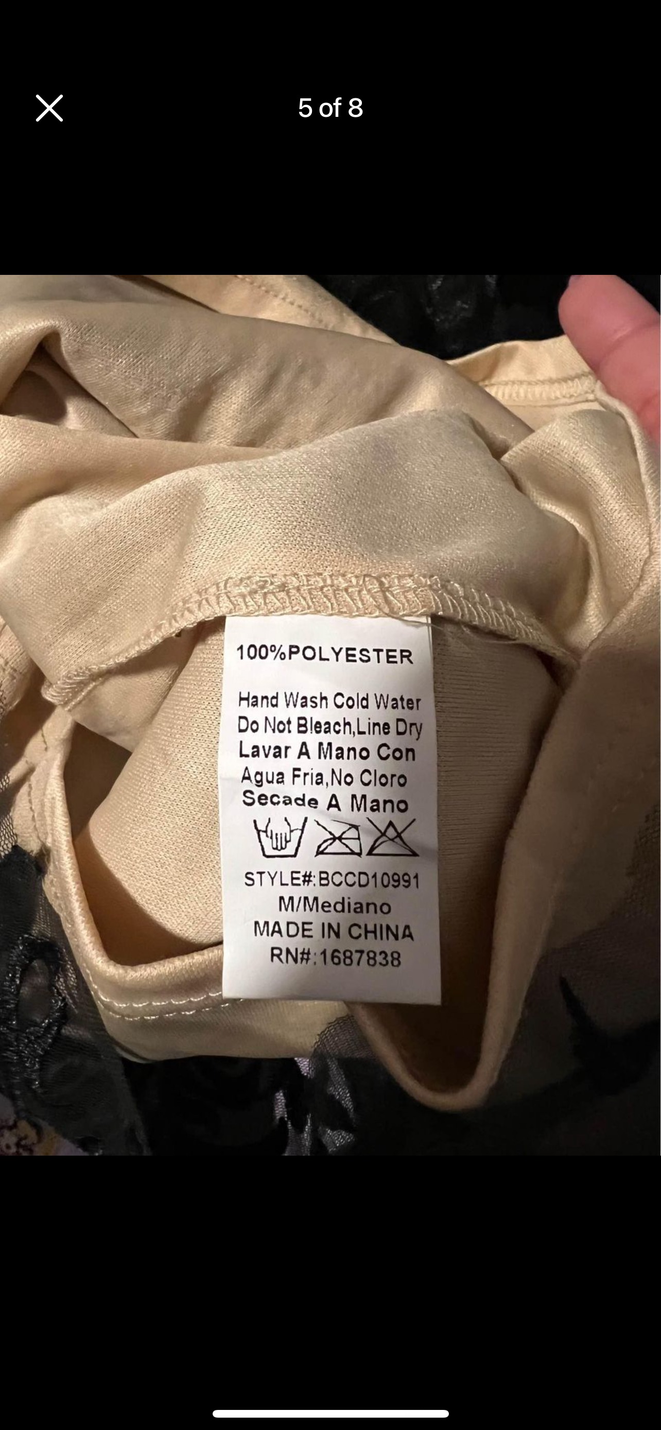 Honey black lace mini dress - cocktail dress image indicator(6)