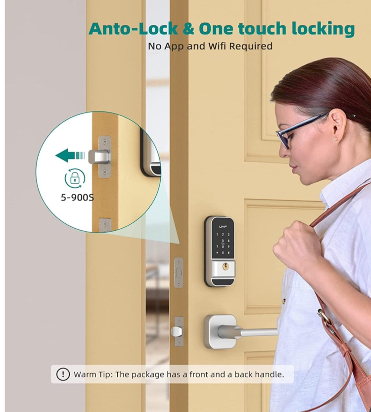 Keyless Entry Door Lock with Levers, - photo 5