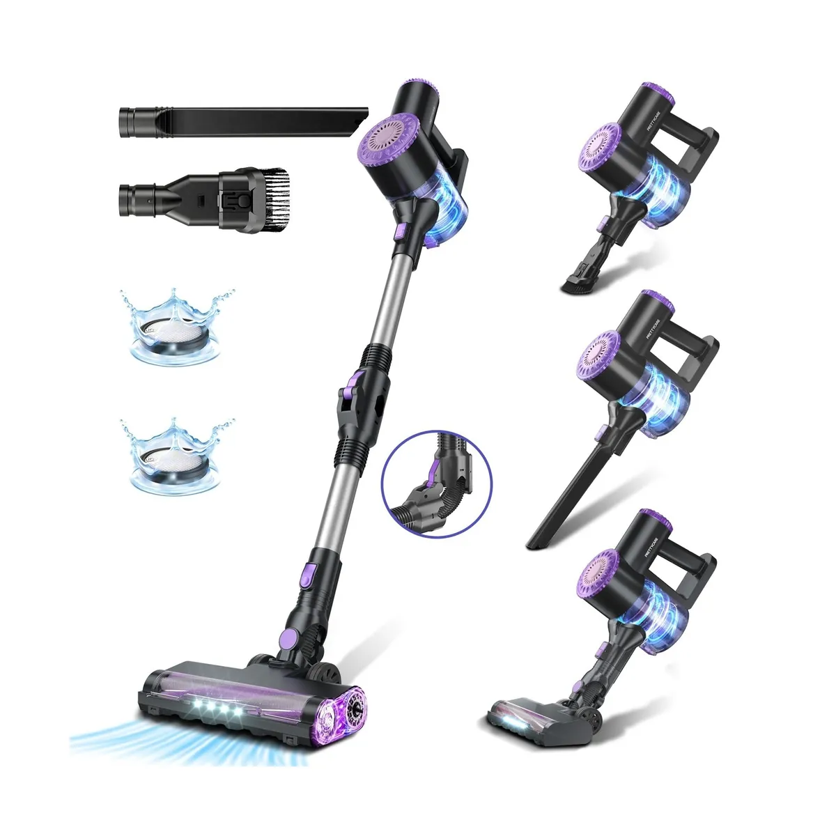 PRETTYCARE Cordless 6 in 1 Vacuum Cleaner thumbnail