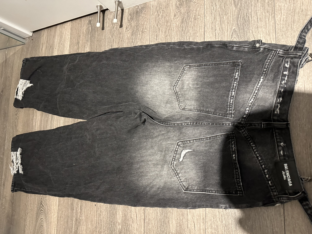 Balenciaga ripped jeans - photo 3